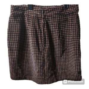Urban Outfitters brown and black mini skirt Size XS